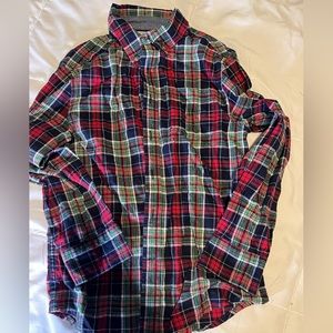 Gymboree cotton boys button down laid shirt